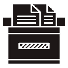 Documents Box Icon