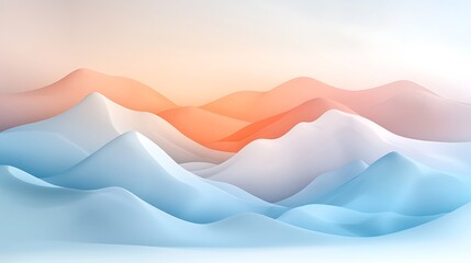Serene mountain landscape nature scene abstract art tranquil environment aesthetic viewpoint