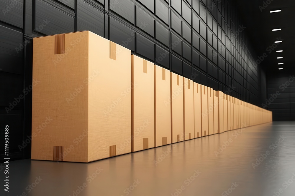 Poster storage management concept. storage allocation board showing stock levels and reserved inventory, ef