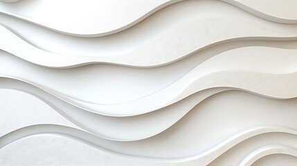 Obraz premium Visual impact of modern wave pattern wall art textured design for contemporary spaces