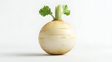 3D Rutabaga icon on a white background