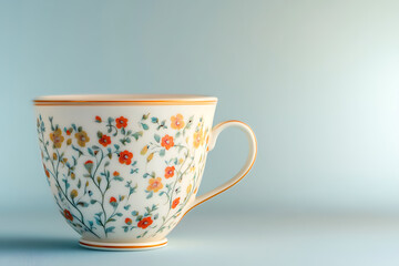 Delicate Floral Tea Cup