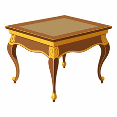 illustration of a Coffee table on a white background