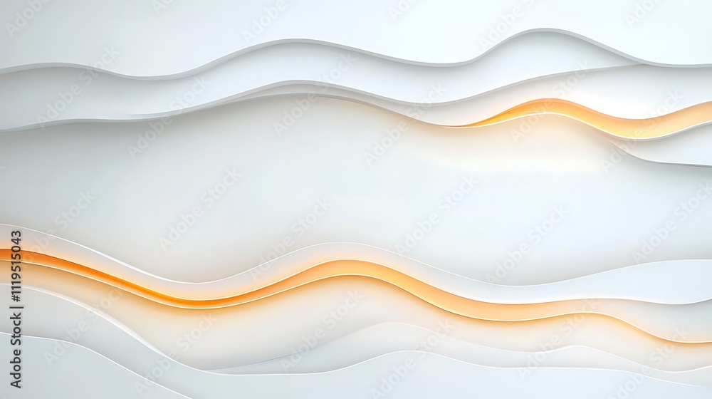 Aufkleber fluid wave patterns abstract background digital art soft colors minimalist style modern design