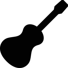 Simple vector icon guitar
