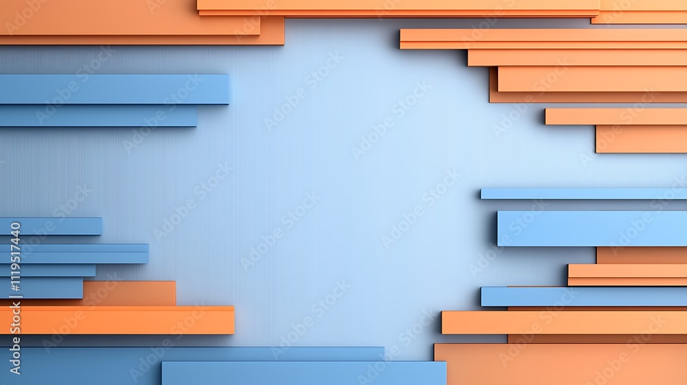 Poster creative environment dynamic colorful abstract design in modern digital art style