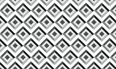 Gray black geometric pattern on white background. Perfect for printing, design, wallpaper and gift wrapping