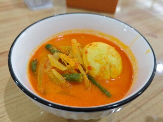 Egg and vegetables curry 