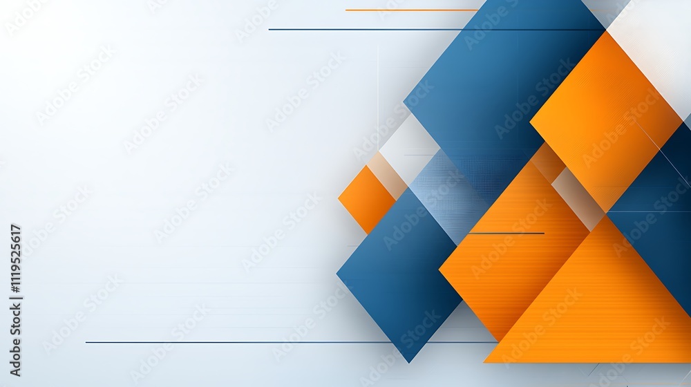 Poster dynamic geometric shapes abstract art digital graphics modern design close-up visual creativity