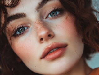 Fashionable Female Portrait with Soft Focus