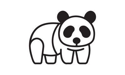 red panda vector illustration -Cricut Isolated on white background Vector illustration for Cutting Machine,Typography Calligraphy , Silhouette Cameo, Hand drawn lettering phrase isolated on white back