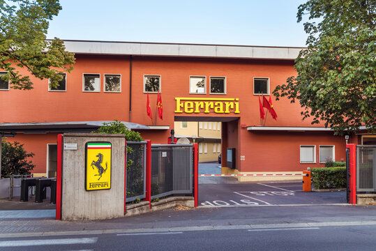 Maranello, Italy - June, 2024. Ferrari luxury sports car factory in Maranello