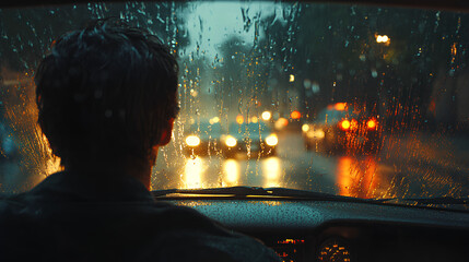 A cyberpunk warrior in a futuristic cityscape holding a glowing Bitcoin shield, neon lights and dark aesthetic