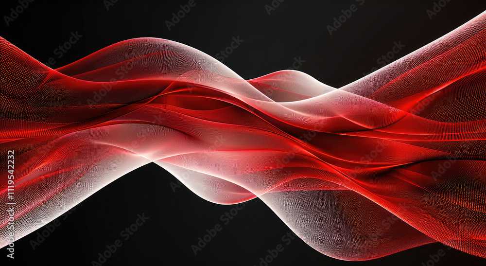 Poster dark red swoosh abstract background.