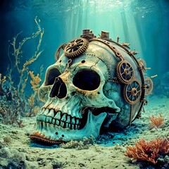 pirate skull and crossbones