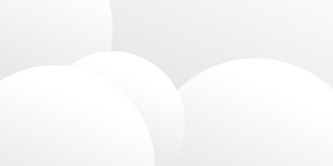White abstract background with circles 