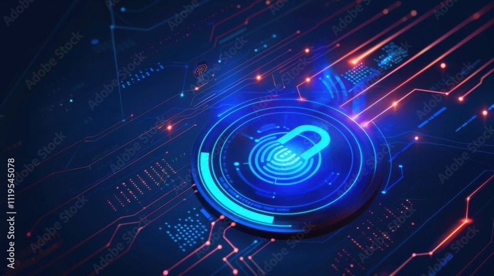 Poster biometric authentication and cybersecurity with ai: future technology for secure against digital cyb