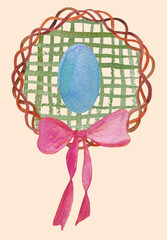 Spring Illustrations with Easter Motifs