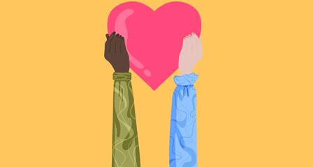 Equality in love and giving love to someone