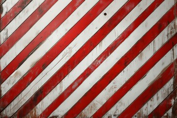  Rustic Red and White Diagonal Striped Wooden Pattern