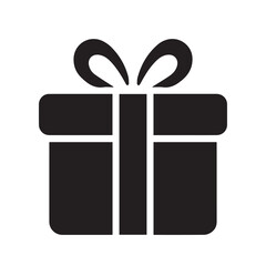 gift box vector silhouette