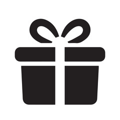 gift box vector silhouette