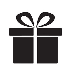 gift box vector silhouette
