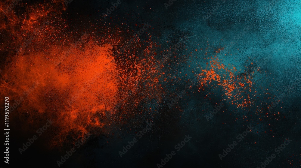 Poster moody and textured black and red design with sleek visual noise for artistic backgrounds