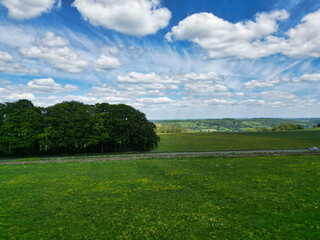 Obraz premium British Countryside Landscape Near Bath City of England UK