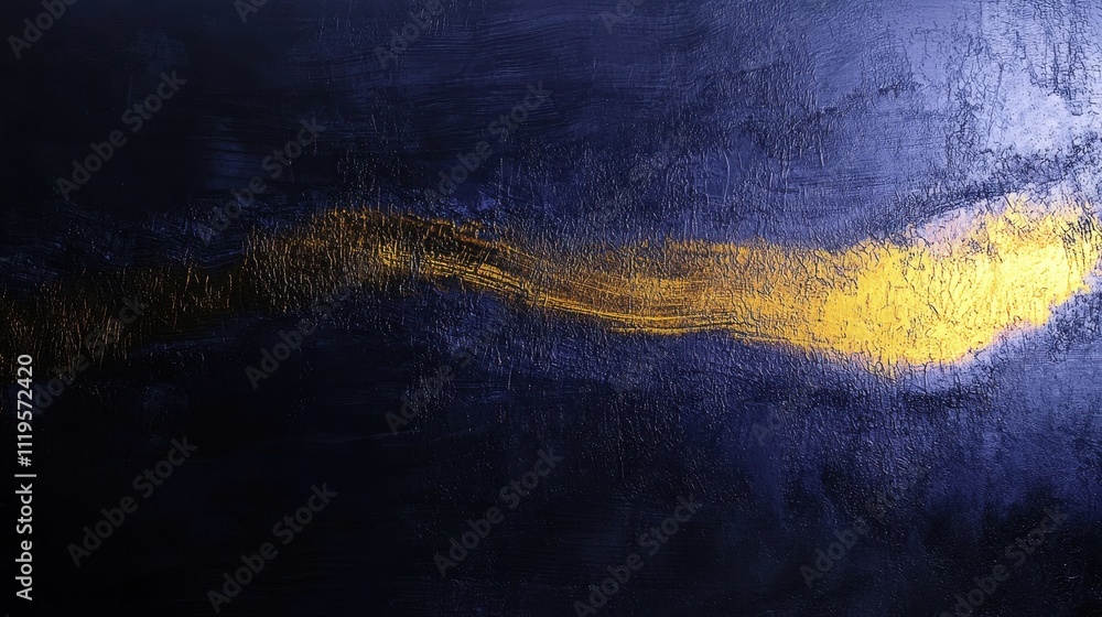 Poster moody black and gold abstract texture with sleek design and subtle noise elements