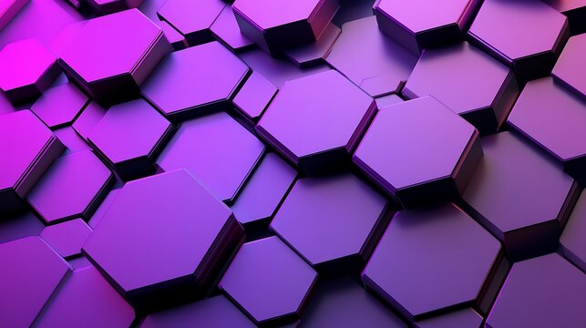 Purple hexagonal patterns layered on a darker background for best  effect. 