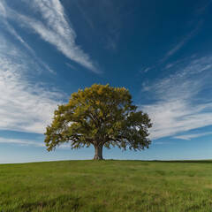 Obraz premium tree in the field