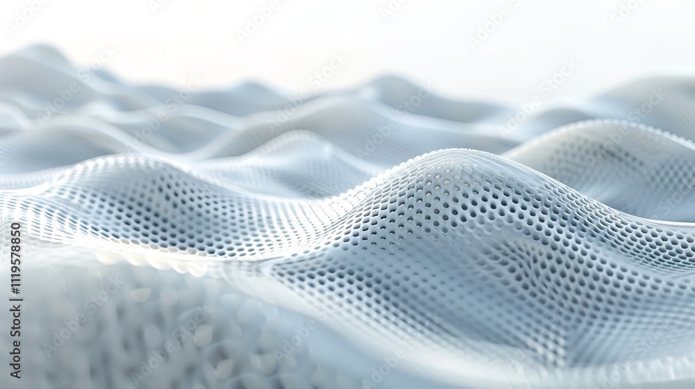 Poster abstract 3-dimensional digital wave pattern background