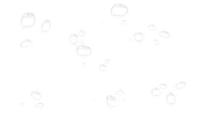 Vector water drop, drops, droplets. PNG drops, condensation on glass, on various surfaces. Realistic drops on a transparent background. Rain and dew.	
