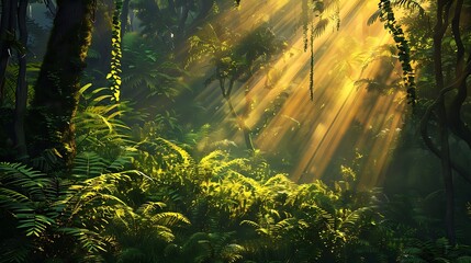 Detailed_depiction_of_golden_rays_of_sunlight_cast