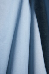 Fototapeta premium A sunlit interior background with a nice feel of the fabric's texture.