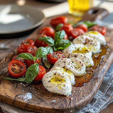 mozzarella di bufala platter italian cheese