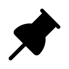 pin glyph icon