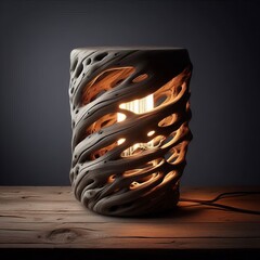 14 Driftwood A lamp made from reclaimed driftwood with a natural