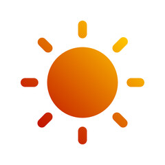 brightness gradient icon