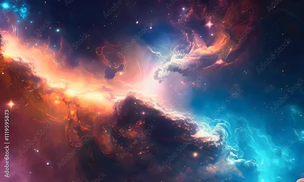Wall mural starry outer space background texture .mystical beautiful space.