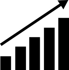 Increase Business Graph Line Icon. editable Stroke, Contains such as Arrow, Chart, Diagram, Finance, Direction, Graph, Growth, Interest Rate, Investment, Performance, Stock Market, Data linear vector.