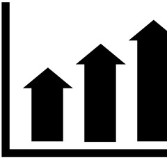 Increase Business Graph Line Icon. editable Stroke, Contains such as Arrow, Chart, Diagram, Finance, Direction, Graph, Growth, Interest Rate, Investment, Performance, Stock Market, Data linear vector.