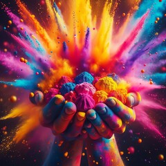 36 Holi Color Bomb Displays Izobrajenie 1 iz 4