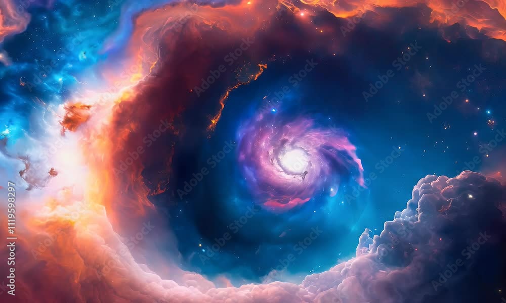 Wall mural starry outer space background texture .mystical beautiful space.