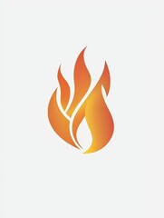 Fire flame logo modern flames logotype symbol icon design isolated on white background