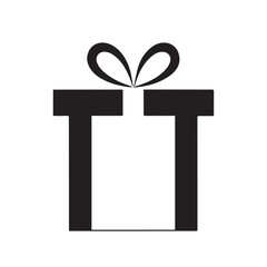gift box vector silhouette