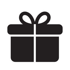 gift box vector silhouette