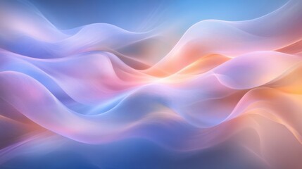 Vibrant abstract swirl of colors blending harmoniously, creating a dynamic flow of shapes and hues focus on, color harmony, vibrant, Multilayer, canvas backdrop