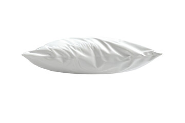 High-Quality White Pillowcase With Sharp Focus and Floating Effect for Home Decor and Product Presentations